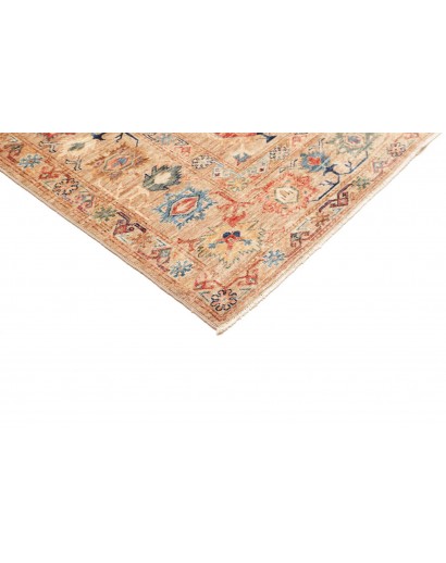 Tappeto Kazak Fine Pakistan marrone grigio 200x298