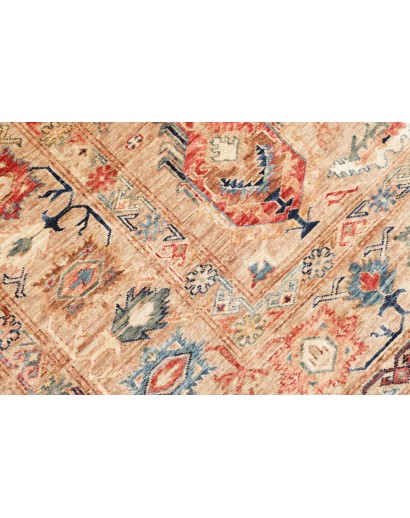 Tappeto Kazak Fine Pakistan marrone grigio 200x298