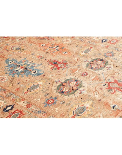 Tappeto Kazak Fine Pakistan marrone grigio 200x298