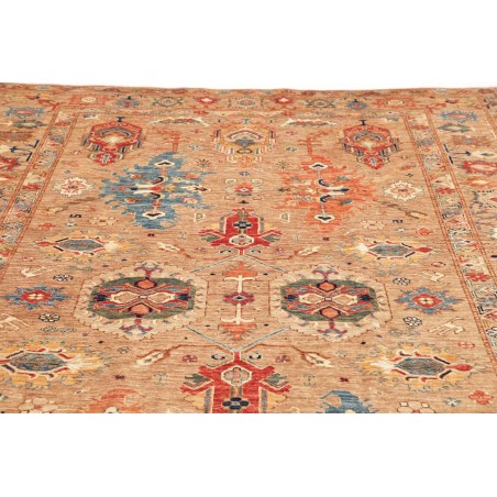 Tappeto Kazak Fine Pakistan marrone grigio 200x298