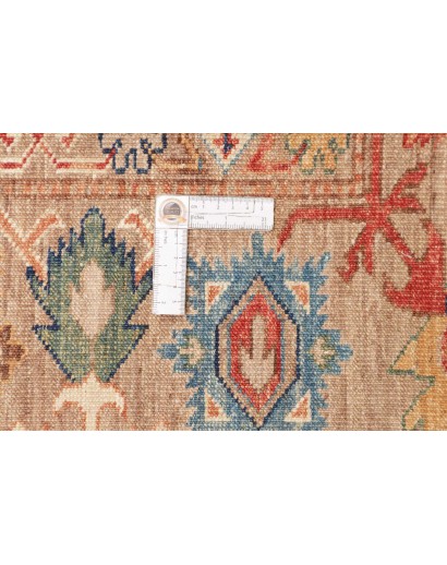 Tappeto Kazak Fine Pakistan marrone grigio 200x298