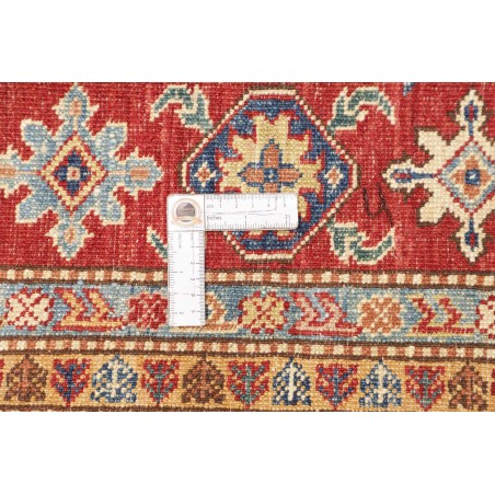 Tappeto Kazak Fine Pakistan giallo bianco 202x297