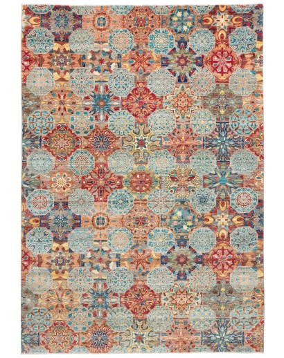 Tappeto Shahi Fine Pakistan marrone grigio 204x294