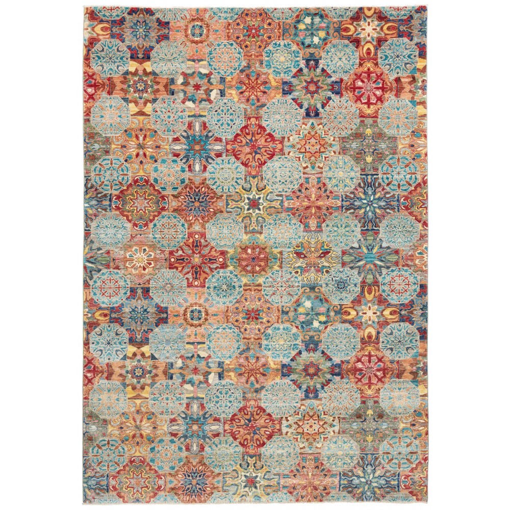 Tappeto Shahi Fine Pakistan marrone grigio 204x294