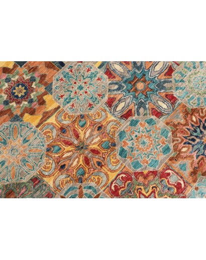 Tappeto Shahi Fine Pakistan marrone grigio 204x294