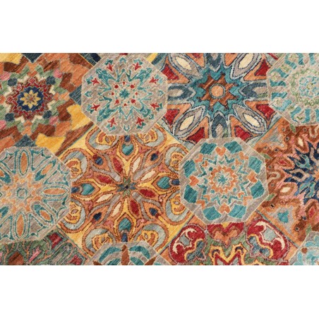 Tappeto Shahi Fine Pakistan marrone grigio 204x294