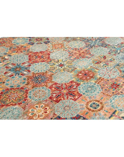 Tappeto Shahi Fine Pakistan marrone grigio 204x294
