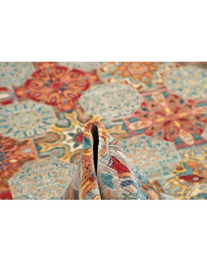 Tappeto Shahi Fine Pakistan marrone grigio 204x294