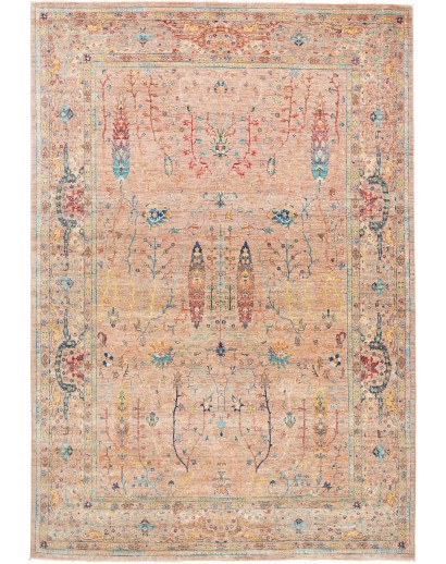 Tappeto Shahi Fine Pakistan marrone azzurro 202x293