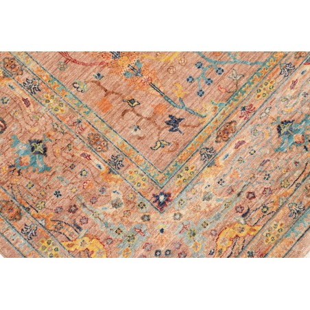Tappeto Shahi Fine Pakistan marrone azzurro 202x293