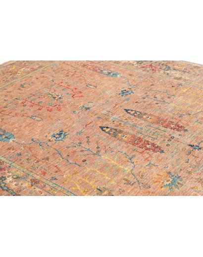 Tappeto Shahi Fine Pakistan marrone azzurro 202x293