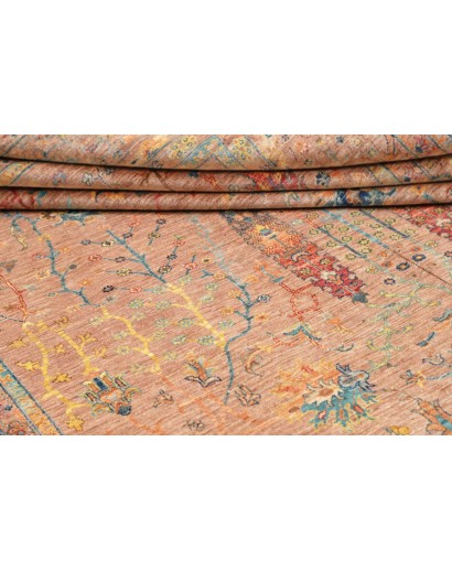 Tappeto Shahi Fine Pakistan marrone azzurro 202x293