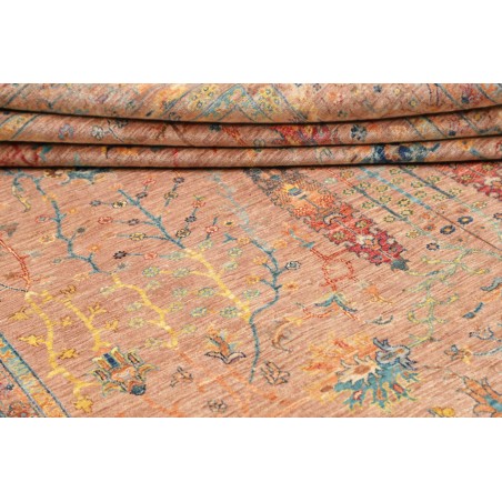 Tappeto Shahi Fine Pakistan marrone azzurro 202x293
