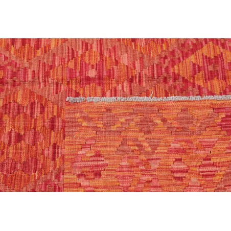 Tappeto Kilim Afghanistan rosso giallo 157x195