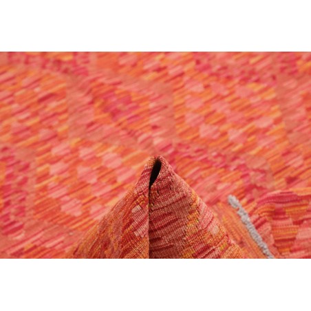 Tappeto Kilim Afghanistan rosso giallo 157x195