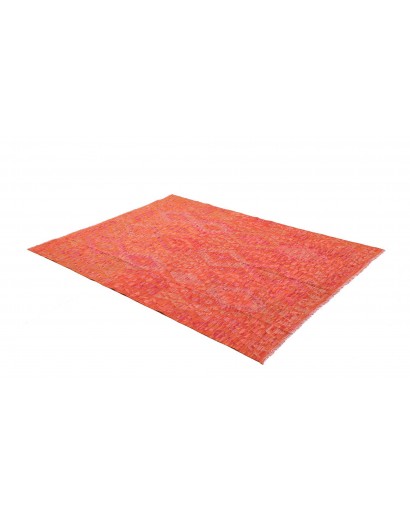 Tappeto Kilim Afghanistan rosso arancione 153x198