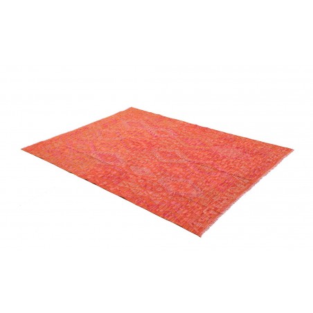 Tappeto Kilim Afghanistan rosso arancione 153x198