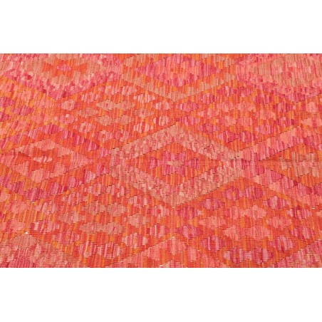 Tappeto Kilim Afghanistan rosso arancione 153x198