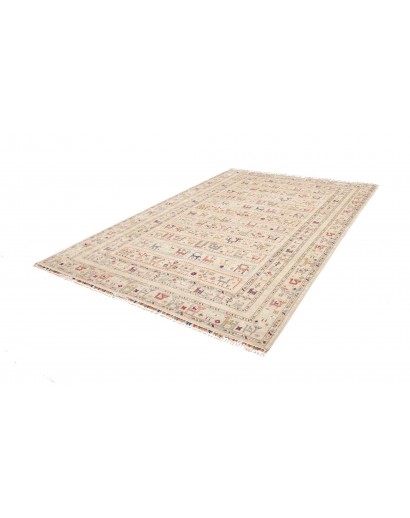 Tappeto Rubin Pakistan bianco azzurro 206x295