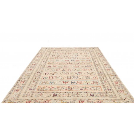 Tappeto Rubin Pakistan bianco azzurro 206x295