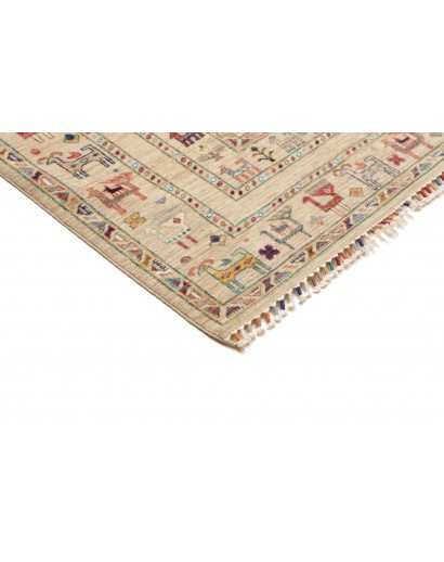 Tappeto Rubin Pakistan bianco azzurro 206x295