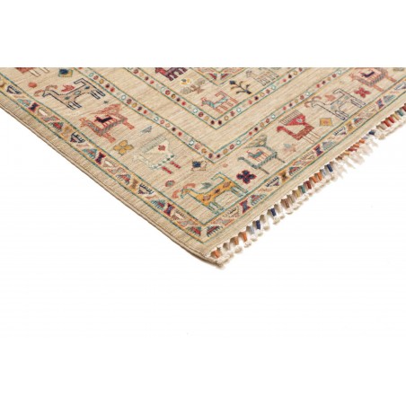Tappeto Rubin Pakistan bianco azzurro 206x295