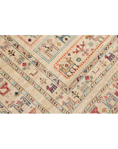 Tappeto Rubin Pakistan bianco azzurro 206x295