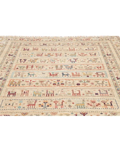 Tappeto Rubin Pakistan bianco azzurro 206x295