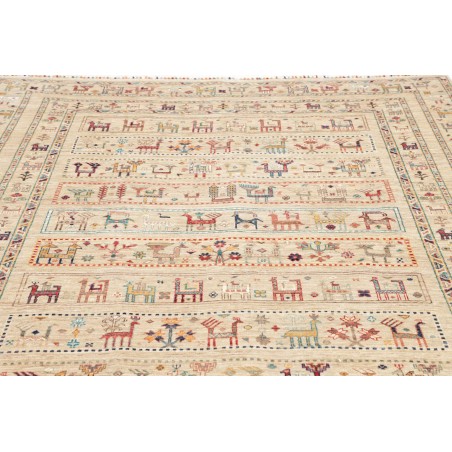 Tappeto Rubin Pakistan bianco azzurro 206x295