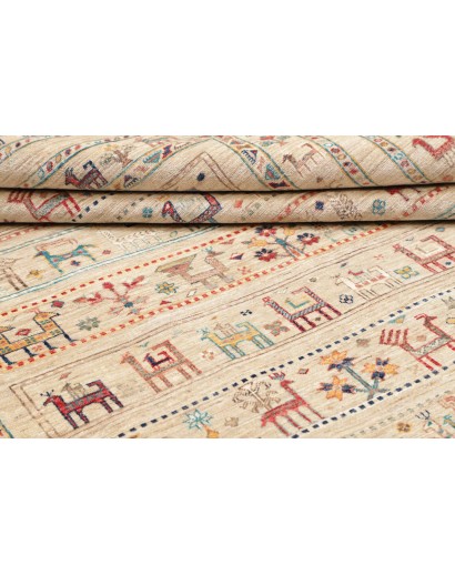 Tappeto Rubin Pakistan bianco azzurro 206x295