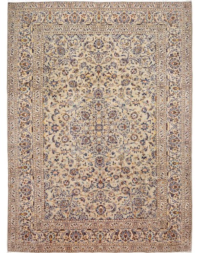 Tappeto Kashan Persia marrone beige 267x363