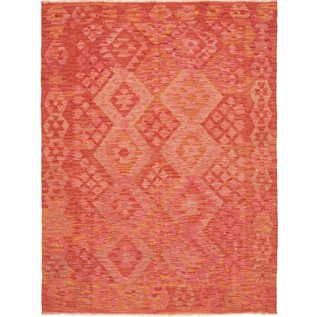 Tappeto Kilim Afghanistan rosso 158x209