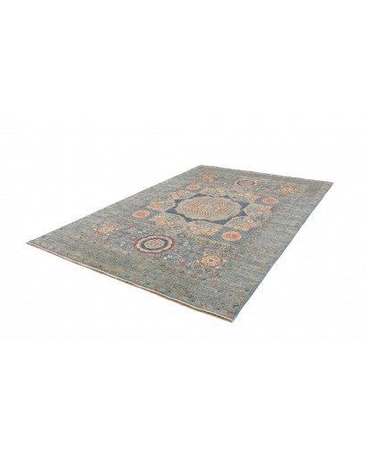 Tappeto Mamlouk Pakistan bianco grigio 209x300