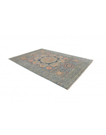 Tappeto Mamlouk Pakistan bianco grigio 208x290