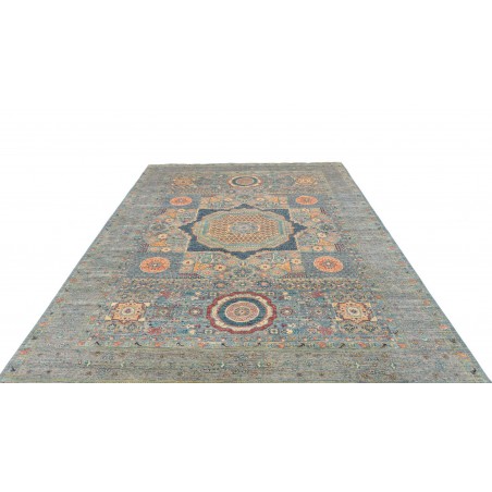 Tappeto Mamlouk Pakistan bianco grigio 208x290