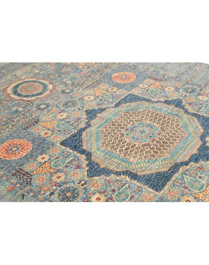 Tappeto Mamlouk Pakistan bianco grigio 208x290