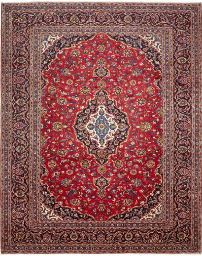 Tappeto Ardakan Persia marrone giallo 305x380