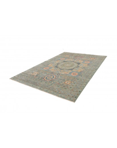 Tappeto Mamlouk Pakistan bianco grigio 210x307
