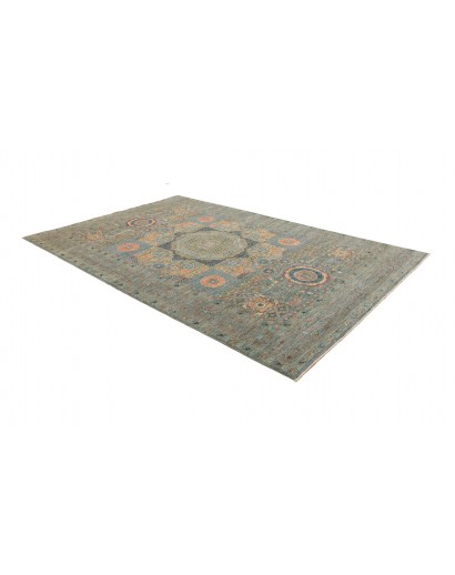Tappeto Mamlouk Pakistan bianco grigio 210x307