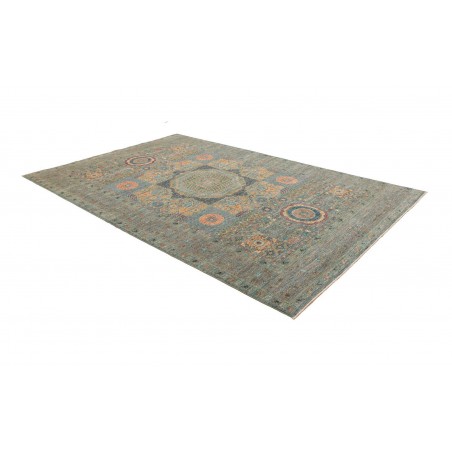 Tappeto Mamlouk Pakistan bianco grigio 210x307