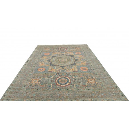 Tappeto Mamlouk Pakistan bianco grigio 210x307
