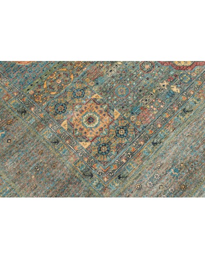Tappeto Mamlouk Pakistan bianco grigio 210x307