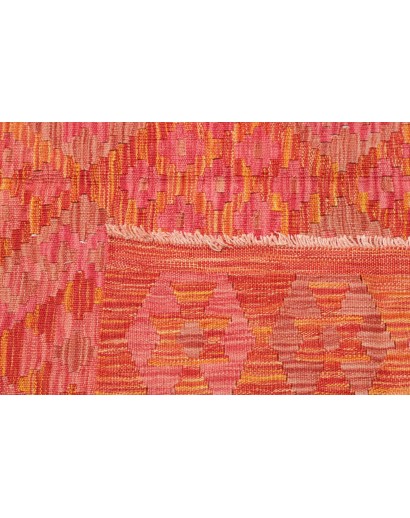 Tappeto Kilim Afghanistan rosso 158x209