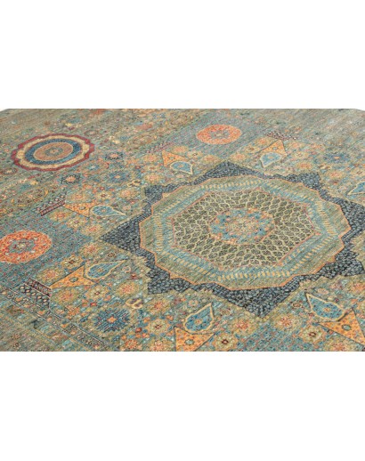 Tappeto Mamlouk Pakistan bianco grigio 210x307