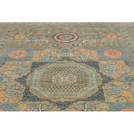Tappeto Mamlouk Pakistan bianco grigio 210x307