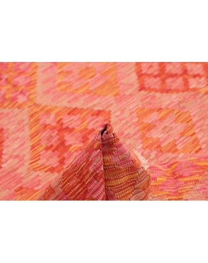 Tappeto Kilim Afghanistan rosso 158x209