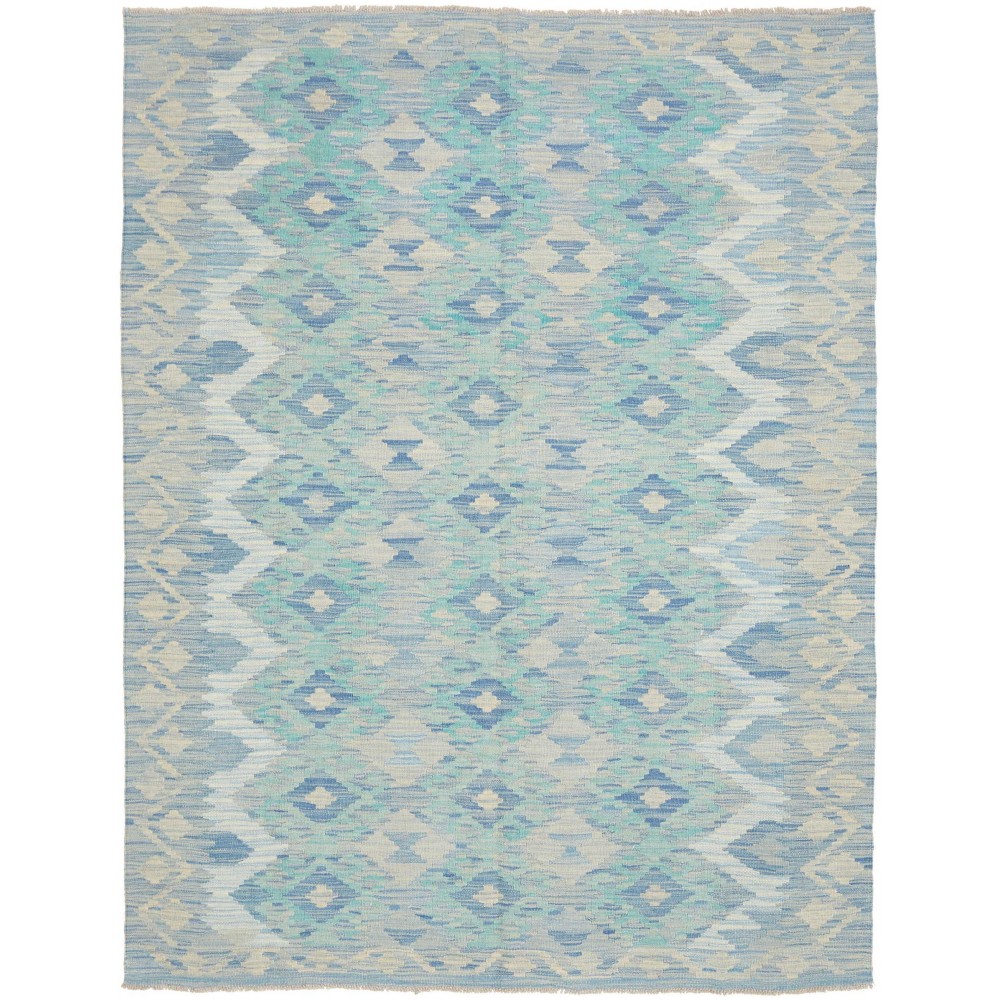 Tappeto Kilim Afghanistan beige bianco 157x202