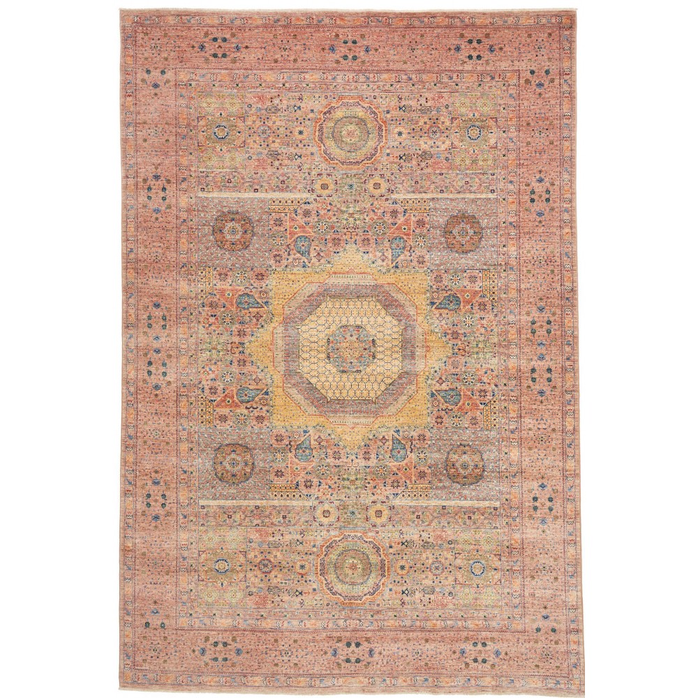 Tappeto Mamlouk Pakistan marrone grigio 205x298
