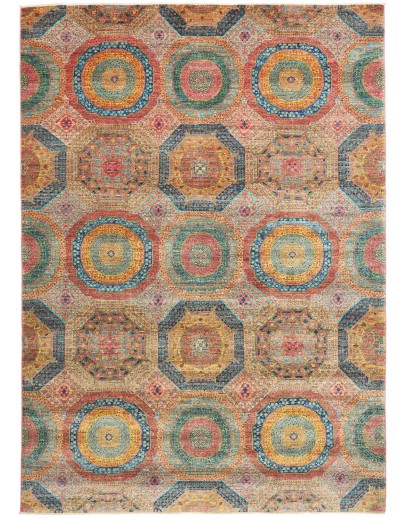 Tappeto Mamlouk Pakistan marrone bianco 204x288