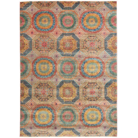 Tappeto Mamlouk Pakistan marrone bianco 204x288